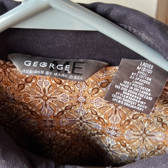 Blue Jacket with Silver bar closure - Picture 2 of 6